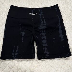 AUROLA Women's Black Athletic Shorts